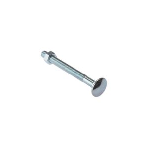 Forgefix Carriage Bolt & Nut ZP M8 x 160mm Bag 10