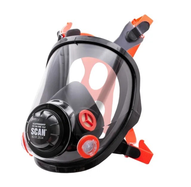 SCAN Twin Full Face Respirator No Filters SCAPPERESPFF