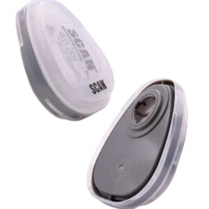 Twin Half Mask P2 Particle Filter Cartridge (Pack of 2) Fits SCAPPERESPM - SCAPPEFCP2