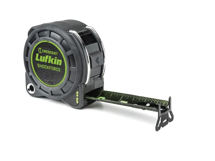The Crescent Lufkin® Shockforce Night Eye Tape 5m Dual Sided (30mm) Width