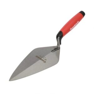 Goldblatt Red, 10" London Brick Trowel Soft Grip Handle G01618 Brick Trowel