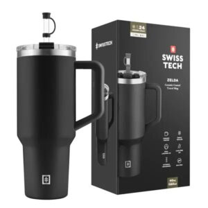 SwissTech Zelda 40oz / 1180ml Mug - Black ST078113