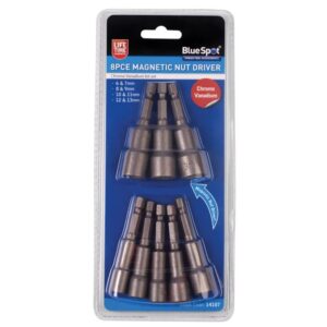 Bluespot Magnetic 1/4in Nut Driver Set, 8 Piece B-S14107