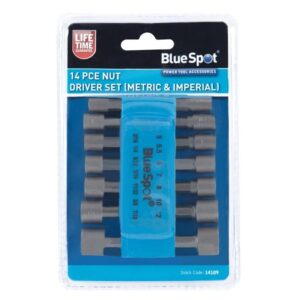 Bluespot Metric & Imperial Nut Driver Set, 14 Piece B-S14109