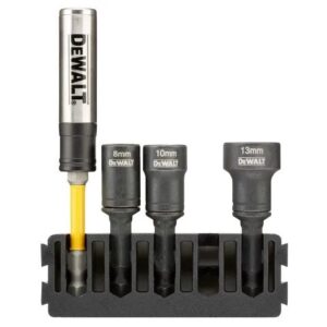 DeWalt 5pc Bit Bar Nut driver 8mm, 10mm & 13mm DEWDT70827QZ