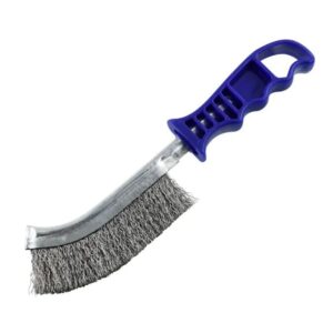 Faithfull Wire Scratch Brush Stainless Steel Blue Handle