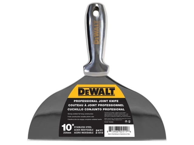 DeWalt 10" Stainless Steel Jointing/Filling Knife 250mm (10in)