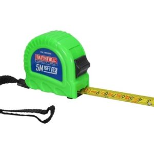 Faithfull Twin Lock Tape Measure 5m/16ft (Width 19mm)