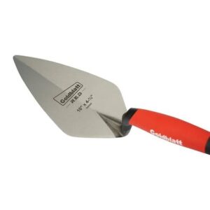 Goldblatt® RED One-Piece 10" Narrow London Trowel Extra Flex