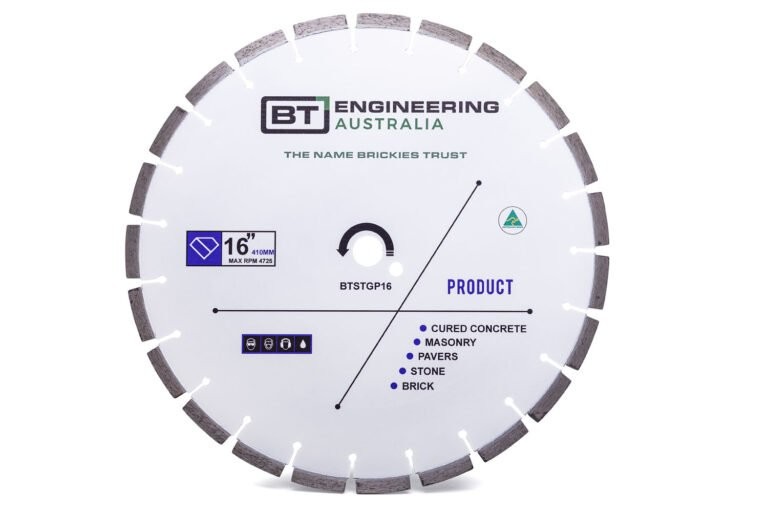 BT Engineering 16" , 400mm Diamond Disc, 25.4mm Bore also fits 20mm bore