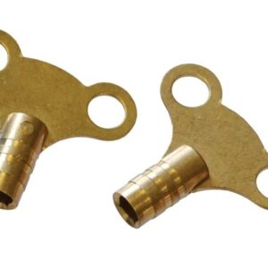 Faithfull Radiator Keys - Brass (Pack of 2) FAIRADKEY
