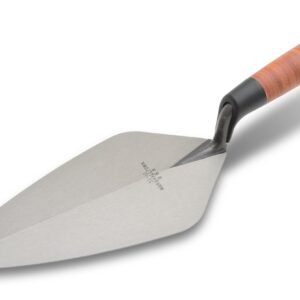 Marshalltown 10.5" Narrow London Brick Trowel , Leather Handle M3310.5L 10328