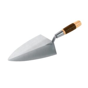 Bon Tool 11" Philadelphia Brick Trowel - Leather Handle