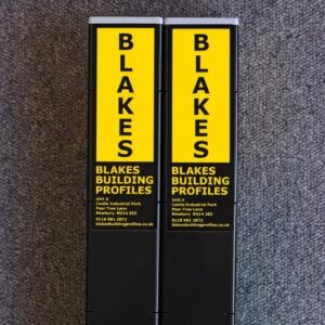 Blakes Ultimate 2″ x 2″ Box Profiles Double Gauged Black Edition 2.0m Long (1 Pair)