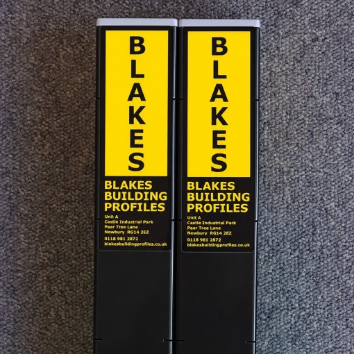 Blakes Ultimate 2″ x 2″ Box Profiles Double Gauged Black Edition 2.0m Long (1 Pair)
